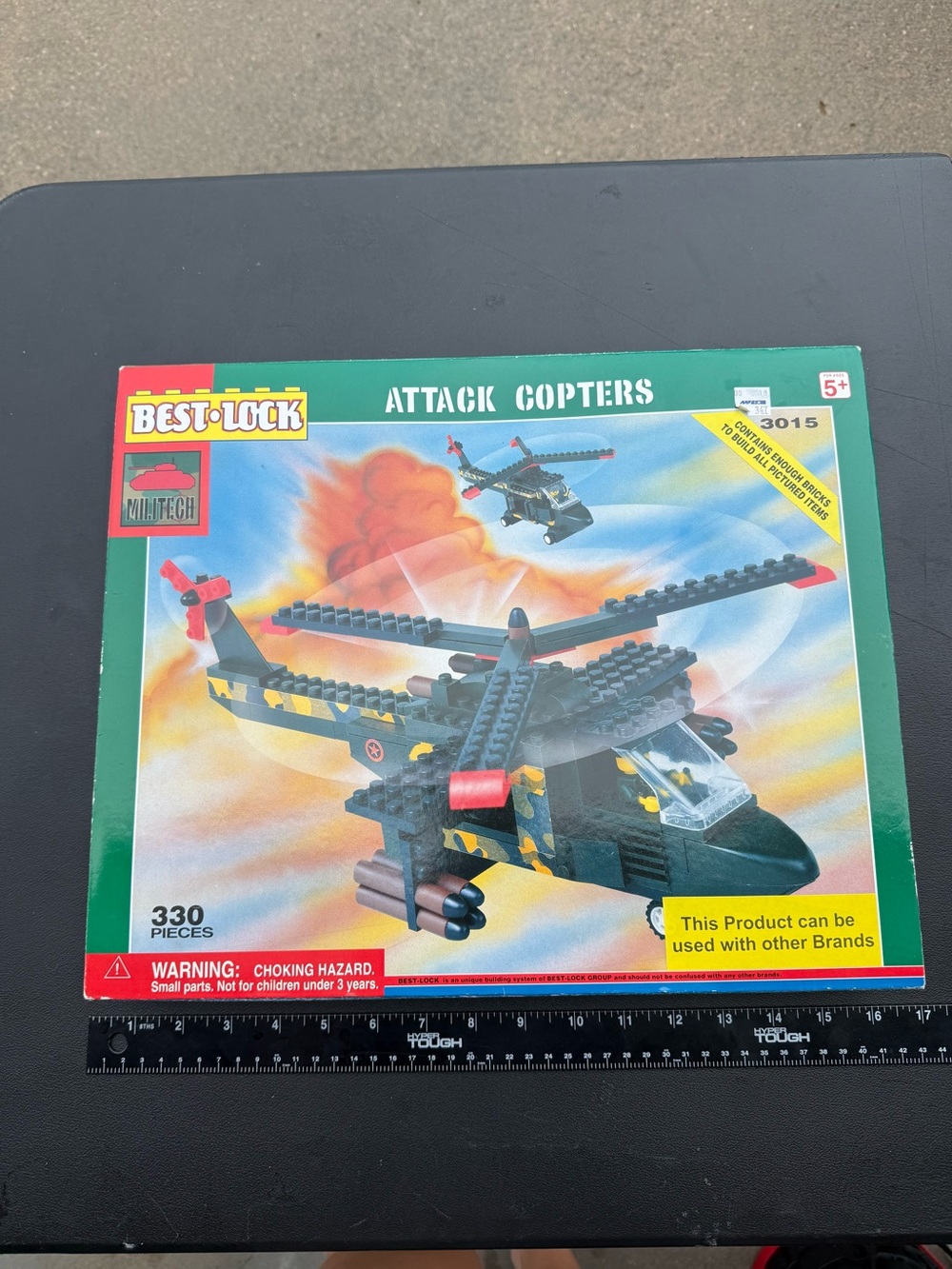 Best-Lock Attack Copters Building Set - Dark Green & Black